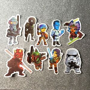 10/$10 STAR WARS waterproof Sticker